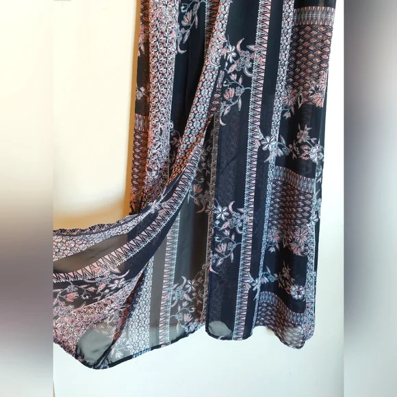 Sheer Floral Maxi Dress NWOT - Picture 2 of 5